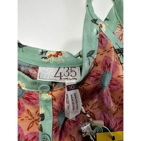 Matilda Jane Camp MJC Overnight Express Pajamas Romper Girls 10 NWT - Picture 3 of 4